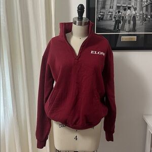 Champion Maroon Fleece Pullover